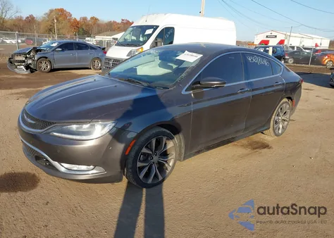 2015 Chrysler 200 C from USA, damaged, VIN 1C3CCCEG5FN700656